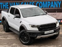 USED 2020 70 FORD RANGER 2.0 ECOBLUE RAPTOR PICKUP DOUBLE CAB 4DR DIESEL AUTO 4WD EURO 6 (S/S) (213 PS) NAV NO VAT - FULL SERVICE HISTORY - WET BELT JUST BEEN DONE - GENUINE  RAPTOR - EURO 6  - HPI CHECK ALL CLEAR - ULEZ / CAZ / LEZ COMPLIANT - AUTOMATIC - METTALIC WHITE PAINTWORK - DOUBLE CAB - SPORT SEATS - SAT NAV - REVERSE CAMERA - CRUISE CONTROL - HEATED SEATS - DUAL ZONE CLIMATE - AIR CONDITIONING - DAB / RADIO / BLUETOOTH - BI XENON HEADLIGHTS -  FINANCE AVAILABLE - ZERO DEPOSIT OFFERS - ALL VANS/CARS WELCOME IN PART-EXCHANGE, ANY AGE, ANY MILEAGE, ANY CONDITION