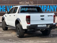 USED 2020 70 FORD RANGER 2.0 ECOBLUE RAPTOR PICKUP DOUBLE CAB 4DR DIESEL AUTO 4WD EURO 6 (S/S) (213 PS) NAV NO VAT - FULL SERVICE HISTORY - WET BELT JUST BEEN DONE - GENUINE  RAPTOR - EURO 6  - HPI CHECK ALL CLEAR - ULEZ / CAZ / LEZ COMPLIANT - AUTOMATIC - METTALIC WHITE PAINTWORK - DOUBLE CAB - SPORT SEATS - SAT NAV - REVERSE CAMERA - CRUISE CONTROL - HEATED SEATS - DUAL ZONE CLIMATE - AIR CONDITIONING - DAB / RADIO / BLUETOOTH - BI XENON HEADLIGHTS -  FINANCE AVAILABLE - ZERO DEPOSIT OFFERS - ALL VANS/CARS WELCOME IN PART-EXCHANGE, ANY AGE, ANY MILEAGE, ANY CONDITION