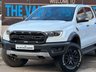 USED 2020 70 FORD RANGER 2.0 ECOBLUE RAPTOR PICKUP DOUBLE CAB 4DR DIESEL AUTO 4WD EURO 6 (S/S) (213 PS) NAV NO VAT - FULL SERVICE HISTORY - WET BELT JUST BEEN DONE - GENUINE  RAPTOR - EURO 6  - HPI CHECK ALL CLEAR - ULEZ / CAZ / LEZ COMPLIANT - AUTOMATIC - METTALIC WHITE PAINTWORK - DOUBLE CAB - SPORT SEATS - SAT NAV - REVERSE CAMERA - CRUISE CONTROL - HEATED SEATS - DUAL ZONE CLIMATE - AIR CONDITIONING - DAB / RADIO / BLUETOOTH - BI XENON HEADLIGHTS -  FINANCE AVAILABLE - ZERO DEPOSIT OFFERS - ALL VANS/CARS WELCOME IN PART-EXCHANGE, ANY AGE, ANY MILEAGE, ANY CONDITION