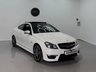 USED 2014 14 MERCEDES-BENZ C CLASS 6.3 C63 V8 AMG Edition 125 SpdS MCT Euro 5 2dr PAN ROOF + LOW MILES + RARE