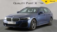USED 2022 22 BMW 5 SERIES 2.0 530e 12kWh M Sport Touring Steptronic Euro 6 (s/s) 5dr 1 OWNER, CAMERA, SUN ROOF