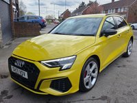 USED 2022 71 AUDI A3 1.4 TFSIe 45 S line Competition Sportback 5dr Petrol Plug-in Hybrid S Tronic Euro 6 (s/s) 13kWh (245 ps) 6 MONTHS RAC WARRANTY 2 KEYS