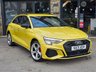 USED 2022 71 AUDI A3 1.4 TFSIe 45 S line Competition Sportback 5dr Petrol Plug-in Hybrid S Tronic Euro 6 (s/s) 13kWh (245 ps) 6 MONTHS RAC WARRANTY 2 KEYS