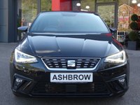 USED 2021 21 SEAT IBIZA 1.0 TSI XCELLENCE 5d 110 S/S 1 OWNER, FULL SEAT SERVICE HISTORY, SAT NAV, APPLE CARPLAY ANDROID AUTO & MIRROR LINK, 17 INCH DIAMOND CUT ALLOY WHEELS, DUAL ZONE CLIMATE CONTROL A/C, KEYLESS START & ENTRY, LEATHER / MICROSUEDE UPHOLSTERY, DAB RADIO, BLUETOOTH PHONE & MUSIC STREAMING, CRUISE CONTROL & SPEED LIMITER, FRONT ASSIST, AMBIENT LIGHTING, 6 SPEED MANUAL GEARBOX, START STOP, FRONT FOG LIGHTS, FULL LED HEADLIGHTS WITH DAYTIME RUNNING LIGHTS, SPORT SEATS, LEATHER MULTIFUNCTION STEERING WHEEL, ELECTRIC FOLDING MIRRORS