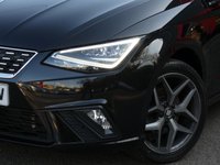 USED 2021 21 SEAT IBIZA 1.0 TSI XCELLENCE 5d 110 S/S 1 OWNER, FULL SEAT SERVICE HISTORY, SAT NAV, APPLE CARPLAY ANDROID AUTO & MIRROR LINK, 17 INCH DIAMOND CUT ALLOY WHEELS, DUAL ZONE CLIMATE CONTROL A/C, KEYLESS START & ENTRY, LEATHER / MICROSUEDE UPHOLSTERY, DAB RADIO, BLUETOOTH PHONE & MUSIC STREAMING, CRUISE CONTROL & SPEED LIMITER, FRONT ASSIST, AMBIENT LIGHTING, 6 SPEED MANUAL GEARBOX, START STOP, FRONT FOG LIGHTS, FULL LED HEADLIGHTS WITH DAYTIME RUNNING LIGHTS, SPORT SEATS, LEATHER MULTIFUNCTION STEERING WHEEL, ELECTRIC FOLDING MIRRORS