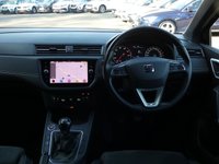 USED 2021 21 SEAT IBIZA 1.0 TSI XCELLENCE 5d 110 S/S 1 OWNER, FULL SEAT SERVICE HISTORY, SAT NAV, APPLE CARPLAY ANDROID AUTO & MIRROR LINK, 17 INCH DIAMOND CUT ALLOY WHEELS, DUAL ZONE CLIMATE CONTROL A/C, KEYLESS START & ENTRY, LEATHER / MICROSUEDE UPHOLSTERY, DAB RADIO, BLUETOOTH PHONE & MUSIC STREAMING, CRUISE CONTROL & SPEED LIMITER, FRONT ASSIST, AMBIENT LIGHTING, 6 SPEED MANUAL GEARBOX, START STOP, FRONT FOG LIGHTS, FULL LED HEADLIGHTS WITH DAYTIME RUNNING LIGHTS, SPORT SEATS, LEATHER MULTIFUNCTION STEERING WHEEL, ELECTRIC FOLDING MIRRORS