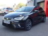 USED 2021 21 SEAT IBIZA 1.0 TSI XCELLENCE 5d 110 S/S 1 OWNER, FULL SEAT SERVICE HISTORY, SAT NAV, APPLE CARPLAY ANDROID AUTO & MIRROR LINK, 17 INCH DIAMOND CUT ALLOY WHEELS, DUAL ZONE CLIMATE CONTROL A/C, KEYLESS START & ENTRY, LEATHER / MICROSUEDE UPHOLSTERY, DAB RADIO, BLUETOOTH PHONE & MUSIC STREAMING, CRUISE CONTROL & SPEED LIMITER, FRONT ASSIST, AMBIENT LIGHTING, 6 SPEED MANUAL GEARBOX, START STOP, FRONT FOG LIGHTS, FULL LED HEADLIGHTS WITH DAYTIME RUNNING LIGHTS, SPORT SEATS, LEATHER MULTIFUNCTION STEERING WHEEL, ELECTRIC FOLDING MIRRORS