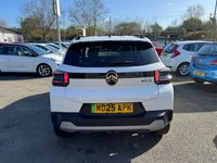 USED 2025 25 CITROEN e-C3 Standard Range 44kWh MAX Hatchback 5dr Electric Auto (7.4kW Charger) (113 ps) 1 Owner - Automatic - Electric - Touchscreen Infotainment System - Bluetooth Connectivity - DAB Digital Radio - Reversing Camera - Cruise Control - Climate Control - Keyless Entry & Start - ISOFIX Child Seat Mounting Points.