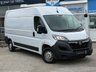 USED 2023 23 VAUXHALL MOVANO 2.2 CDTi 3500 BiTurbo Prime Panel Van 5dr Diesel Manual FWD L3 H2 Euro 6 (s/s) (140 ps) Finished in KAOLIN WHITE with Plylined Rear and fixed Bulkhead. The Vauxhall Movano is one of best vans for carrying large items and has generous external and internal dimensions. Overall, the Movano is a competitive package, with excellent capacity and payload figures, solid build quality and a decent driving experience. Feature include, Sat Nav, DAB Radio, B/Tooth, Rear Park Sensors, Cruise Control and much more. Just Serviced and comes with 2 keys