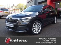 USED 2021 70 SKODA KAMIQ 1.0 TSI SE 5d 110 S/S 1 OWNER, FULL SERVICE HISTORY, SAT NAV, WIRELESS SMART LINK FOR APPLE CARPLAY / ANDROID AUTO, CRUISE CONTROL & SPEED LIMITER, REAR PARKING SENSORS WITH DISPLAY, 17 INCH ALLOY WHEELS, LED LIGHTS, LANE ASSIST, DAB RADIO, BLUETOOTH PHONE & MUSIC, 2x USB C PORTS, LIGHT & RAIN SENSORS, MANUAL 6 SPEED, LEATHER MULTIFUNCTION STEERING WHEEL, AIR CONDITIONING, FRONT ARM REST, ISO FIX, TRIP COMPUTER WITH DIGITAL SPEEDO, TEMPORARY SPARE WHEEL