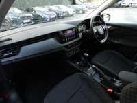 USED 2021 70 SKODA KAMIQ 1.0 TSI SE 5d 110 S/S 1 OWNER, FULL SERVICE HISTORY, SAT NAV, WIRELESS SMART LINK FOR APPLE CARPLAY / ANDROID AUTO, CRUISE CONTROL & SPEED LIMITER, REAR PARKING SENSORS WITH DISPLAY, 17 INCH ALLOY WHEELS, LED LIGHTS, LANE ASSIST, DAB RADIO, BLUETOOTH PHONE & MUSIC, 2x USB C PORTS, LIGHT & RAIN SENSORS, MANUAL 6 SPEED, LEATHER MULTIFUNCTION STEERING WHEEL, AIR CONDITIONING, FRONT ARM REST, ISO FIX, TRIP COMPUTER WITH DIGITAL SPEEDO, TEMPORARY SPARE WHEEL