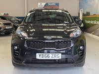 USED 2017 66 KIA SPORTAGE 1.7 CRDi 3 SUV 5 Door Diesel Manual Black Euro 6  +BLUETOOTH+CRUISE+REAR SENSORS+