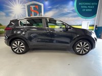 USED 2017 66 KIA SPORTAGE 1.7 CRDi 3 SUV 5 Door Diesel Manual Black Euro 6  +BLUETOOTH+CRUISE+REAR SENSORS+