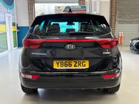 USED 2017 66 KIA SPORTAGE 1.7 CRDi 3 SUV 5 Door Diesel Manual Black Euro 6  +BLUETOOTH+CRUISE+REAR SENSORS+