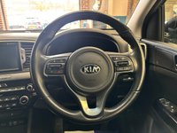 USED 2017 66 KIA SPORTAGE 1.7 CRDi 3 SUV 5 Door Diesel Manual Black Euro 6  +BLUETOOTH+CRUISE+REAR SENSORS+