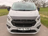 USED 2023 23 FORD TRANSIT CUSTOM 2.0 320 EcoBlue Sport Crew Van Double Cab 5dr Diesel Auto L1 H1 Euro 6 (170 ps) VERY DESIRABLE TRANSIT CUSTOM SPORT VAN, AUTOMATIC WITH TWIN SIDE LOADING DOORS WITH SLIDING WINDOWS , 5 SEATS IN A LOVELY COLOUR ONLY ONE OWNER