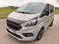 USED 2023 23 FORD TRANSIT CUSTOM 2.0 320 EcoBlue Sport Crew Van Double Cab 5dr Diesel Auto L1 H1 Euro 6 (170 ps) VERY DESIRABLE TRANSIT CUSTOM SPORT VAN, AUTOMATIC WITH TWIN SIDE LOADING DOORS WITH SLIDING WINDOWS , 5 SEATS IN A LOVELY COLOUR ONLY ONE OWNER