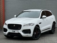 USED 2017 67 JAGUAR F-PACE 3.0 D300 V6 S SUV 5dr Diesel Auto AWD Euro 6 (s/s) (300 ps) WHITE+BLACKPACK+LOADED