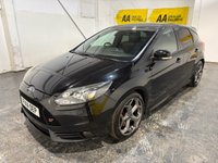 USED 2014 14 FORD FOCUS 2.0T EcoBoost ST-3 Hatchback 5dr Petrol Manual Euro 5 (s/s) (250 ps) Air conditioning / Climate-Full leather Recaro-DAB Radio-Privacy-Park sensors-18