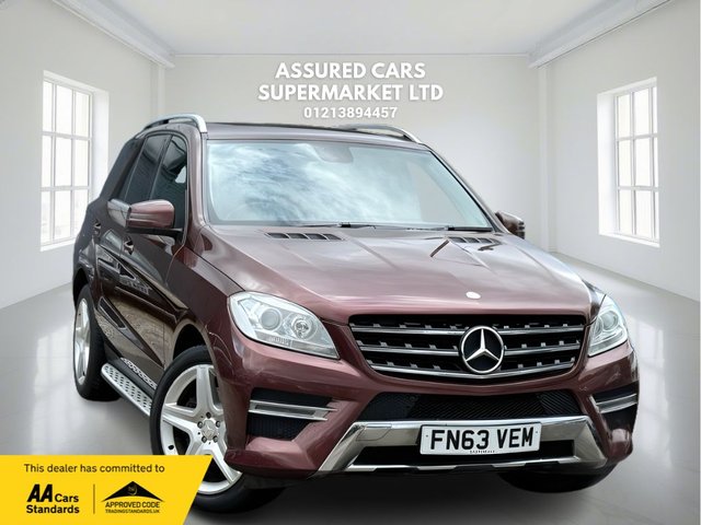 2013 MERCEDES M CLASS 2.1 ML250 BLUETEC AMG SPORT SUV 5DR DIESEL G TRONIC 4WD EURO... photo