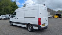 USED 2023 23 MERCEDES-BENZ SPRINTER L2 H2 Progressive 317 CDI Rear Wheel Drive Premium MWB Medium Roof 170 PS Wih Air Conditioning, Electric Windows, Reverse Camera, Bulkhead, Ply Lining in great condition. Last Serviced at 75,629 Miles and will include a service from us when purchased. This impressive Mercedes Sprinter L2 H2 Progressive 317 CDI is a Rear Wheel Drive Premium model featuring the powerful 170 PS engine, offering an exceptional balance of performance and practicality. Finished to a high standard, this Medium Wheelbase, Medium Roof van is presented in great condition and is ready to support your business needs immediately.  The specification is extensive, ensuring both driver comfort and operational security. The cab is equipped with air conditioning and electric windows for a refined driving experience, while the inclusion of a reverse camera makes maneuvering in tight spaces effortless. For safety and load protection, a full steel bulkhead is fitted, and the cargo area is completed with professional ply lining, providing a durable and clean workspace. Last service carried out at 75,629 miles. To offer complete peace of mind, this vehicle will also receive a full service from our dealership at the point of purchase, ensuring it is in optimal mechanical condition for the road ahead.  This well-specified and carefully maintained Mercedes Sprinter combines premium features with undeniable reliability. We invite you to arrange a viewing to fully appreciate the quality and condition of this outstanding commercial vehicle. 