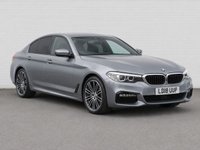 USED 2018 G BMW 5 SERIES 2.0 530e 9.2kWh M Sport Saloon 4dr Petrol Plug-in Hybrid Auto Euro 6 (s/s) (252 ps) REAR CAMERA, HEATED SEATS, SAT NAV