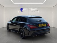 USED 2018 68 MERCEDES-BENZ CLA 2.0 CLA220 AMG Line Night Edition (Plus) Shooting Brake 5dr 7G-DCT 4MATIC  ** Night Pack + Pan Sunroof + Reverse Camera **