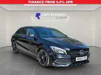 USED 2018 68 MERCEDES-BENZ CLA 2.0 CLA220 AMG Line Night Edition (Plus) Shooting Brake 5dr 7G-DCT 4MATIC  ** Night Pack + Pan Sunroof + Reverse Camera **