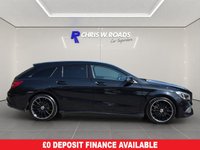 USED 2018 68 MERCEDES-BENZ CLA 2.0 CLA220 AMG Line Night Edition (Plus) Shooting Brake 5dr 7G-DCT 4MATIC  ** Night Pack + Pan Sunroof + Reverse Camera **