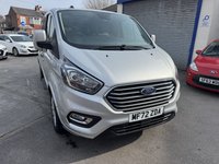 USED 2022 72 FORD TOURNEO CUSTOM 2.0 320 EcoBlue Titanium Minibus Double Cab 5dr Diesel Manual L2 Euro 6 (s/s) (130 ps) 