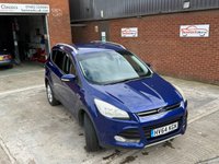 USED 2014 64 FORD KUGA 2.0 TDCi Titanium SUV 5dr Diesel Manual 2WD Euro 5 (140 ps) Recent Service and MOT