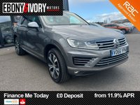 USED 2016 66 VOLKSWAGEN TOUAREG 3.0 TDI V6 BlueMotion Tech R-Line SUV 5dr Diesel Tiptronic 4WD Euro 6 (s/s) (262 ps) FANTASTIC SERVICE HISTORY 2 KEYS BOOK PACK SERVICED IF REQUIRED AND A MINIMUM OF 9 MONTHS MOT WITHIN THE SALE