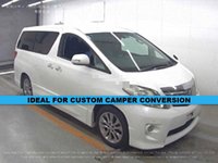 USED 2011 TOYOTA ALPHARD TOYOTA ALPHARD 2.4 LITRE FWD IDEAL FOR CUSTOM CAMPER CONVERSION #1311 IDEAL FOR CUSTOM CAMPER CONVERSION