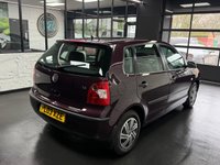 USED 2003 03 VOLKSWAGEN POLO 1.4 S Hatchback 5dr Petrol Manual (a/c) (156 g/km, 75 bhp) 12 Month MOT - Rosewood Red