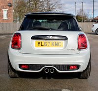 PRE-OWNED 2018 67 MINI HATCH 2.0 Cooper S Hatchback 3dr Petrol Auto Euro 6 (s/s) (192 ps) White Silver Metallic (&pound;475 option), Black Leather Cross Punch Interior (&pound;1075 option), Media Pack XL (&pound;1620 option), Panoramic Electric Glass Sunroof (&pound;675 option), LED Headlights and Daytime Running Lights (&pound;610 option), Harman Kardon Hi-Fi (&pound;590 option), Head-up Display (&pound;450 option), 17" Cosmos Spoke Alloys in Black (&pound;545 option), Auto Dimming Mirrors 9&pound;335 option), Dual Zone Air Conditioning (&pound;325 option), Park Distance Control (&pound;260 option), Rear View Camera (&pound;255 option)