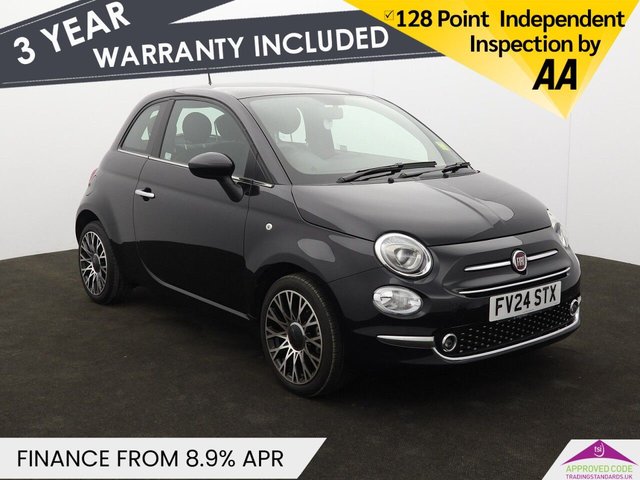 View our Fiat 500 1.0 MHEV Top Hatchback 3dr Petrol Manual Euro 6 (s/s) (70 bhp)