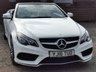 USED 2016 16 MERCEDES-BENZ E-CLASS 2.1 E220 BlueTEC AMG Line Cabriolet 2dr Diesel G-Tronic+ Euro 6 (s/s) (177 ps) 9x RECORDED SERVICES!