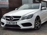 USED 2016 16 MERCEDES-BENZ E-CLASS 2.1 E220 BlueTEC AMG Line Cabriolet 2dr Diesel G-Tronic+ Euro 6 (s/s) (177 ps) 9x RECORDED SERVICES!