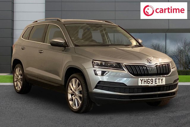 View our Skoda Karoq 1.0 TSI GPF SE L SUV 5dr Petrol Manual Euro 6 (s/s) (115 ps) Rear View Camera, Front / Rear Parking Sensors, SmartLink Plus, Non Smokers Package, Satellite Navigation