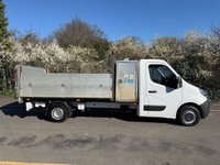USED 2021 21 VAUXHALL MOVANO 2.3 CDTi 3500 BiTurbo 145BHP Euro 6 L3 LWB DOUBLE SIDE TIPPER WITH TOOLBOX 1 OWNER+TOOLBOX+ONLY 65K+EU6