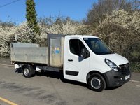 USED 2021 21 VAUXHALL MOVANO 2.3 CDTi 3500 BiTurbo 145BHP Euro 6 L3 LWB DOUBLE SIDE TIPPER WITH TOOLBOX 1 OWNER+TOOLBOX+ONLY 65K+EU6