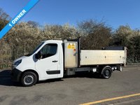 USED 2021 21 VAUXHALL MOVANO 2.3 CDTi 3500 BiTurbo 145BHP Euro 6 L3 LWB DOUBLE SIDE TIPPER WITH TOOLBOX 1 OWNER+TOOLBOX+ONLY 65K+EU6