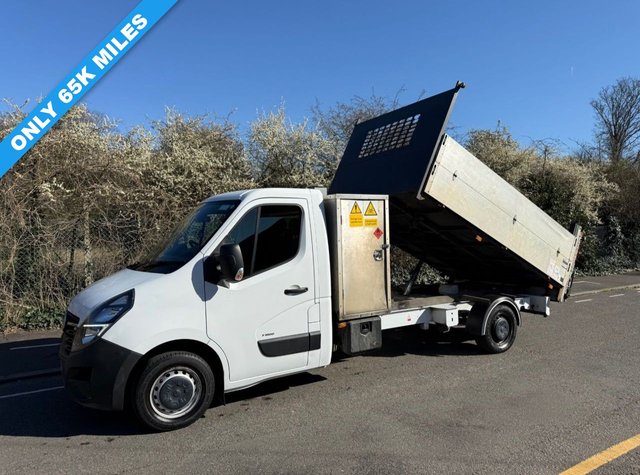 View our Vauxhall Movano 2.3 CDTi 3500 BiTurbo 145BHP Euro 6 L3 LWB DOUBLE SIDE TIPPER WITH TOOLBOX