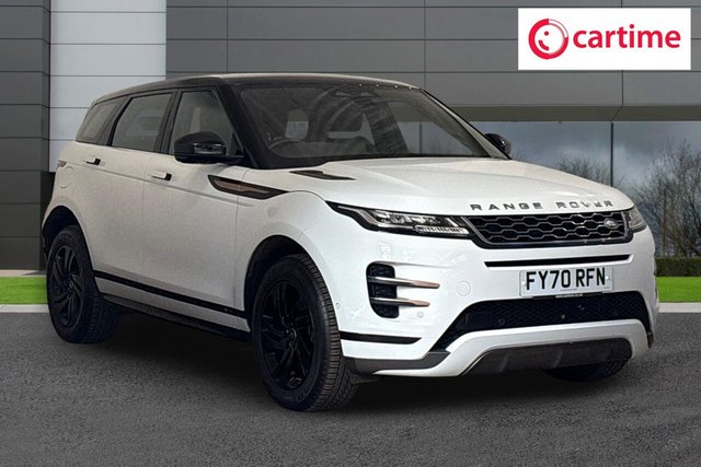 View our Land Rover Range Rover Evoque 1.5 P300e 12.2kWh R-Dynamic S SUV 5dr Petrol Plug-in Hybrid Auto 4WD Euro 6 (s/s) (309 ps) 3D Surround Camera, Front / Rear Parking Aid, Android Auto / Apple CarPlay, Black Exterior Pack, Touchscreen