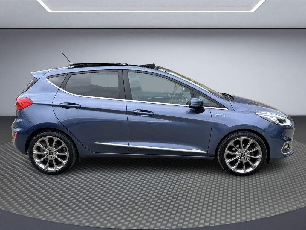 USED 2019 19 FORD FIESTA 1.0T EcoBoost GPF Vignale Hatchback 5dr Petrol Auto Euro 6 (s/s) (100 ps) PAN ROOF+APP CARPLAY+R/CAMERA+LETHR