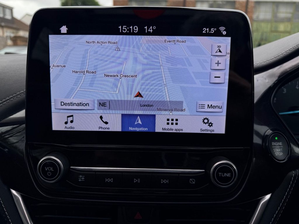 USED 2019 19 FORD FIESTA 1.0T EcoBoost GPF Vignale Hatchback 5dr Petrol Auto Euro 6 (s/s) (100 ps) PAN ROOF+APP CARPLAY+R/CAMERA+LETHR
