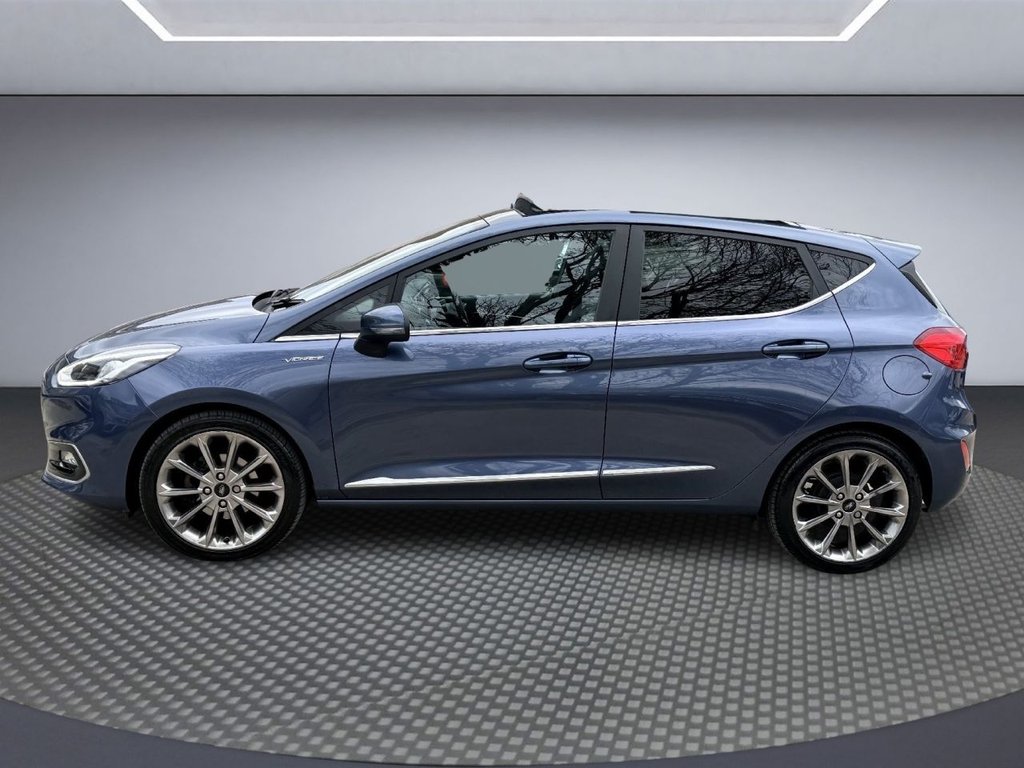 USED 2019 19 FORD FIESTA 1.0T EcoBoost GPF Vignale Hatchback 5dr Petrol Auto Euro 6 (s/s) (100 ps) PAN ROOF+APP CARPLAY+R/CAMERA+LETHR