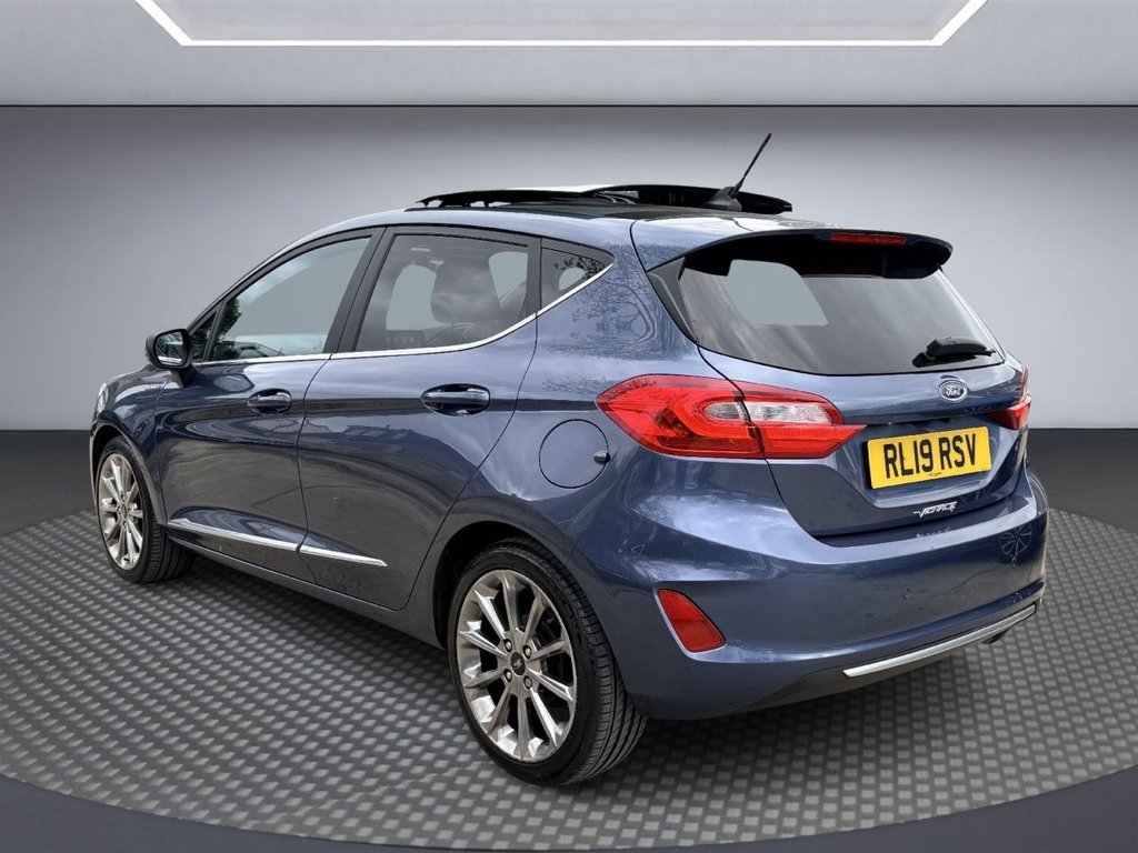 USED 2019 19 FORD FIESTA 1.0T EcoBoost GPF Vignale Hatchback 5dr Petrol Auto Euro 6 (s/s) (100 ps) PAN ROOF+APP CARPLAY+R/CAMERA+LETHR