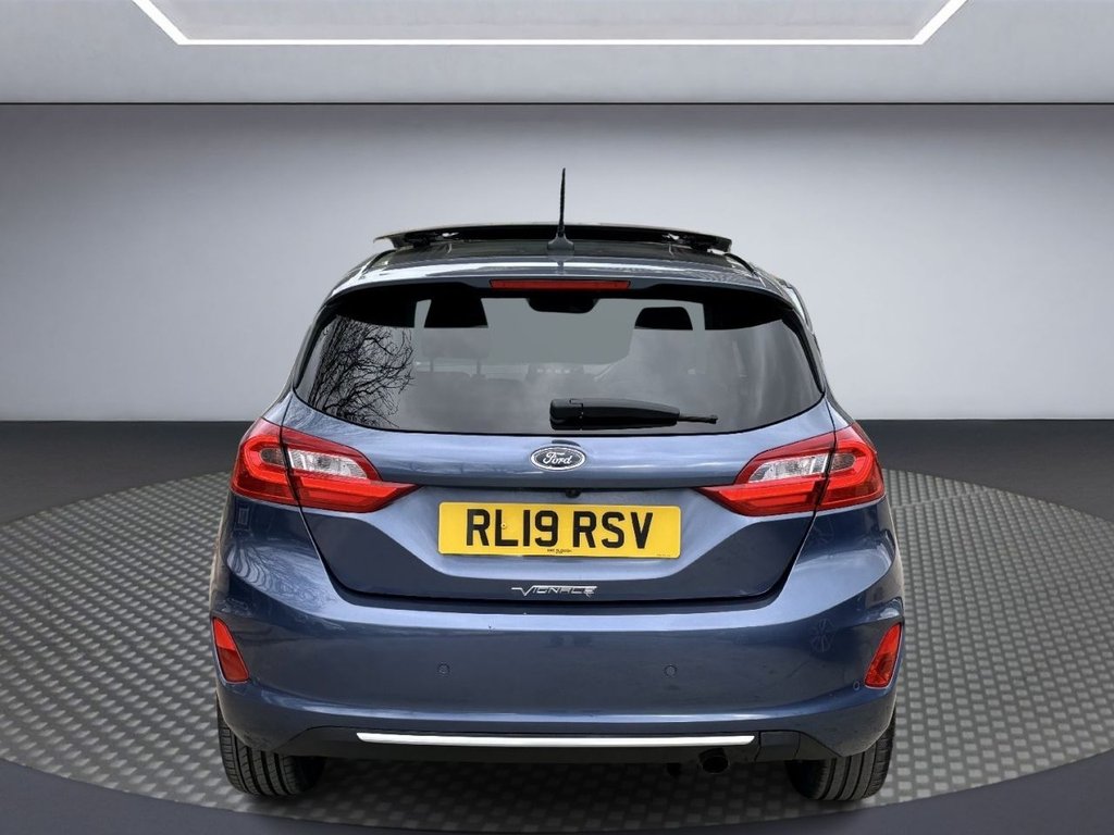 USED 2019 19 FORD FIESTA 1.0T EcoBoost GPF Vignale Hatchback 5dr Petrol Auto Euro 6 (s/s) (100 ps) PAN ROOF+APP CARPLAY+R/CAMERA+LETHR