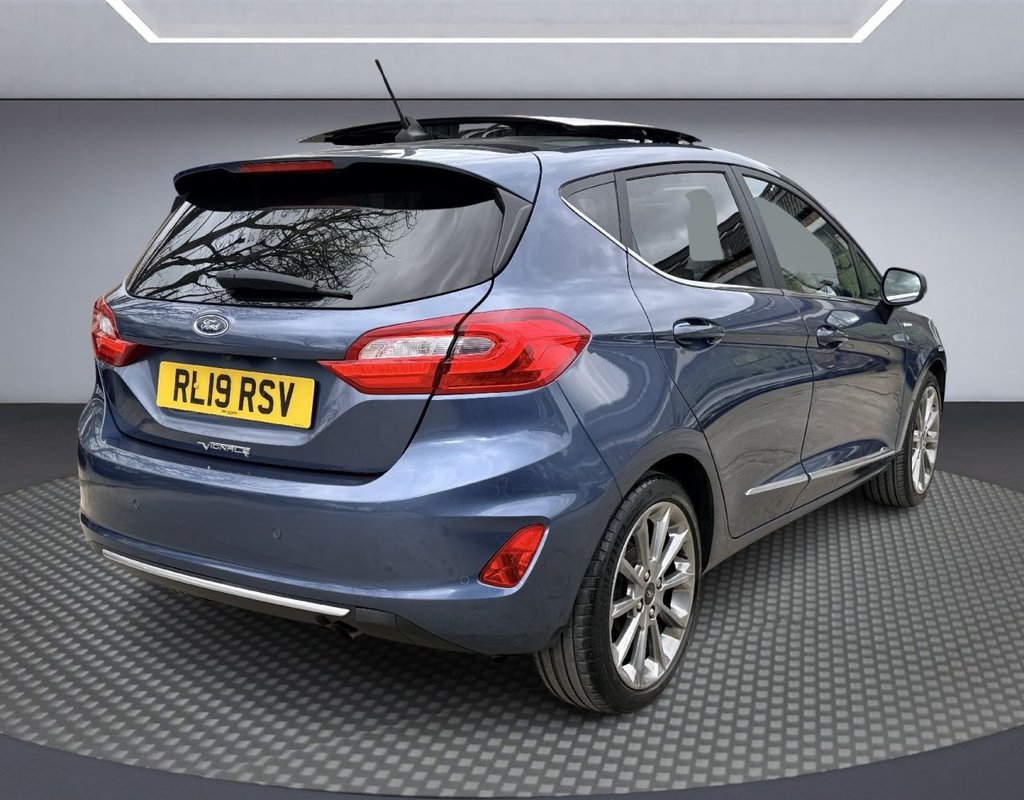 USED 2019 19 FORD FIESTA 1.0T EcoBoost GPF Vignale Hatchback 5dr Petrol Auto Euro 6 (s/s) (100 ps) PAN ROOF+APP CARPLAY+R/CAMERA+LETHR